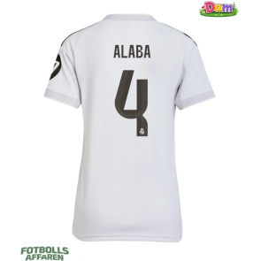 Real Madrid David Alaba #4 Hemmatröja Kvinnor 2025-26 Kortärmad